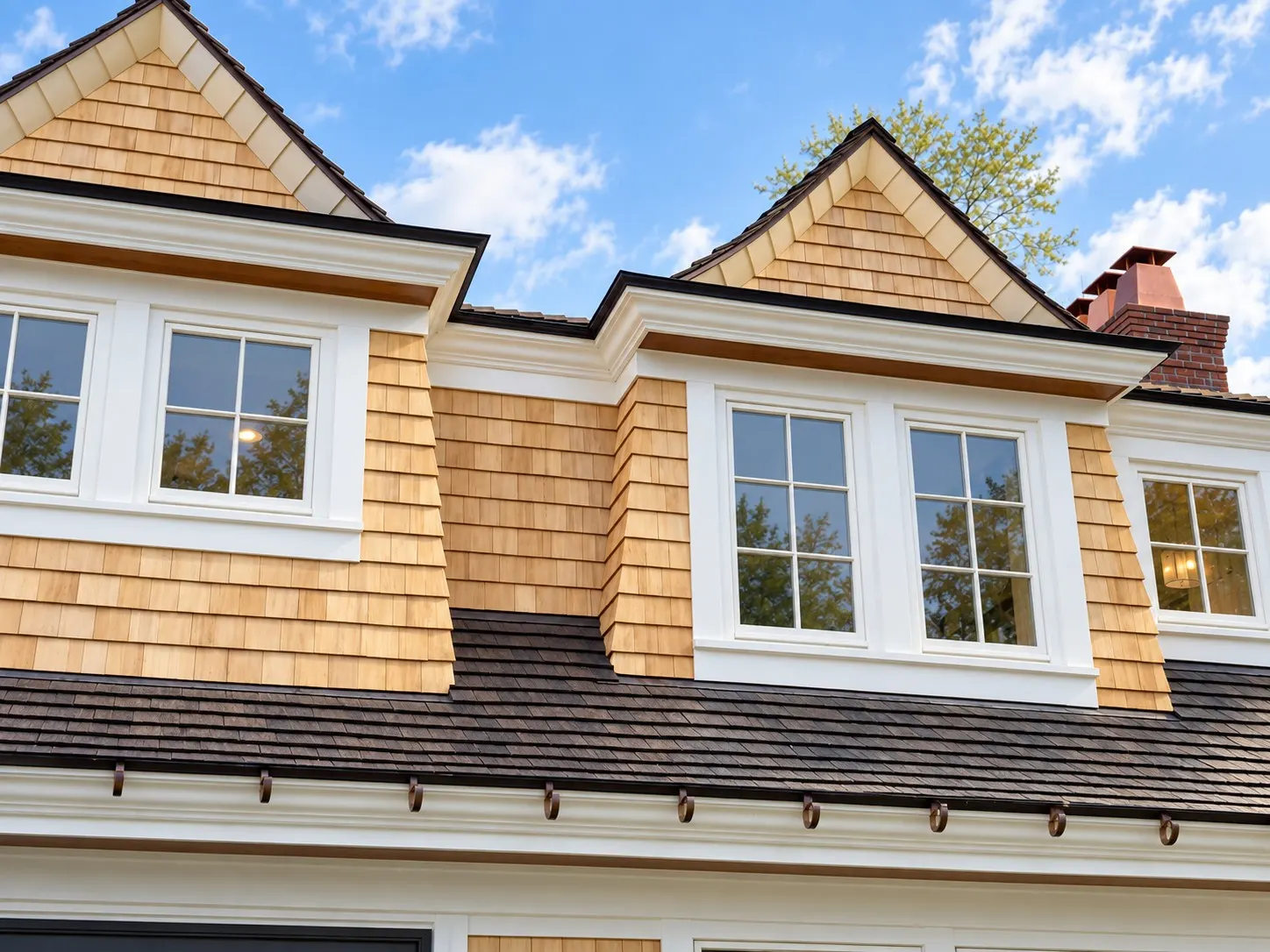 Exterior finish carpentry on a Cape Cod house — 5