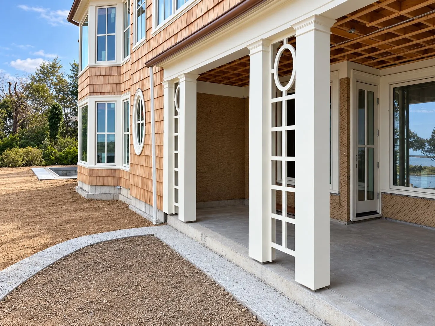 Exterior finish carpentry on a Cape Cod house — 9