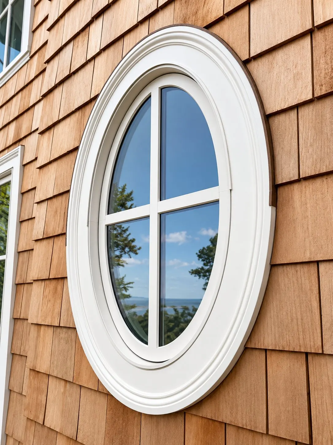 Exterior finish carpentry on a Cape Cod house — 11