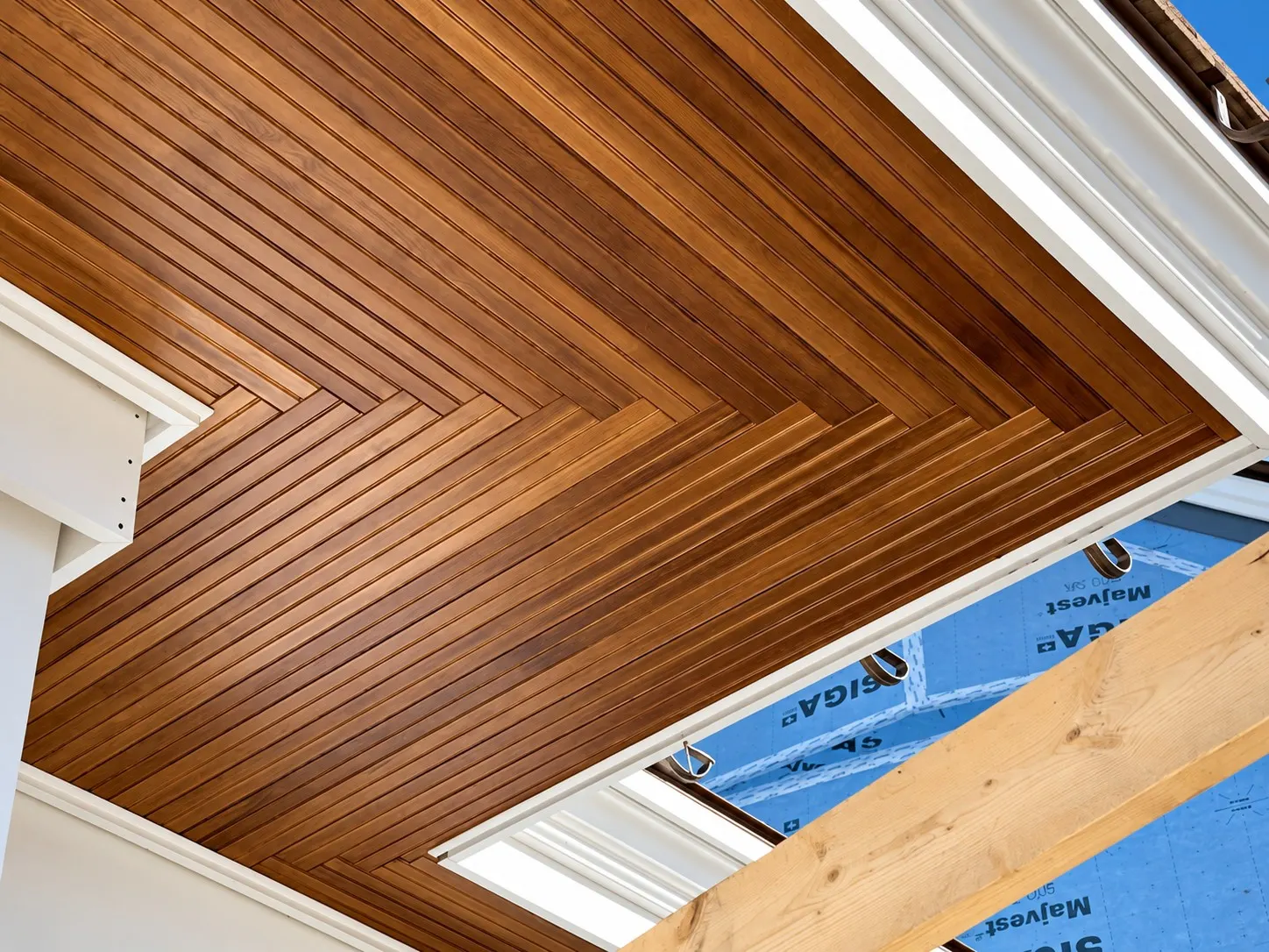 Exterior finish carpentry on a Cape Cod house — 16