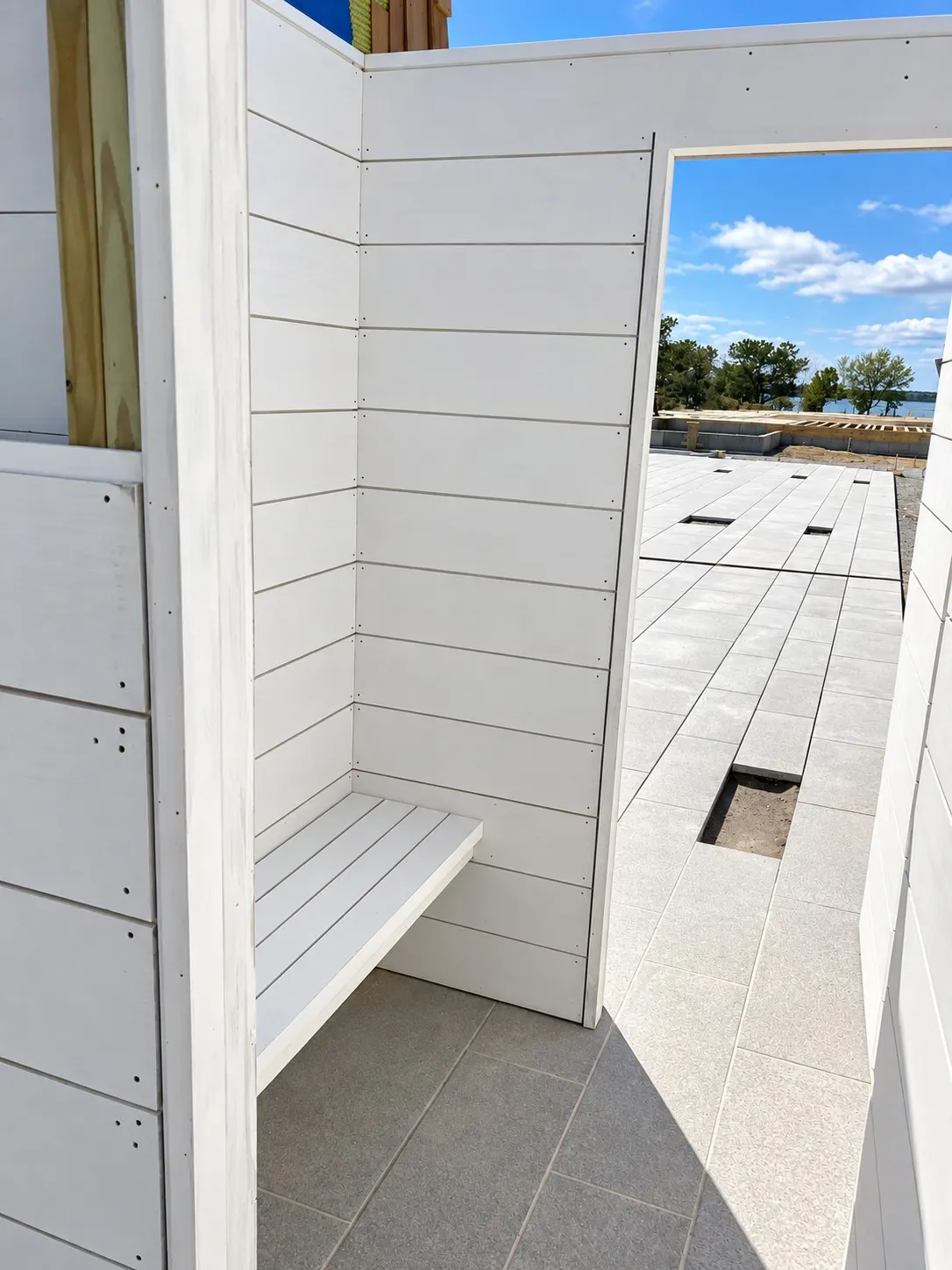 Exterior finish carpentry on a Cape Cod house — 30
