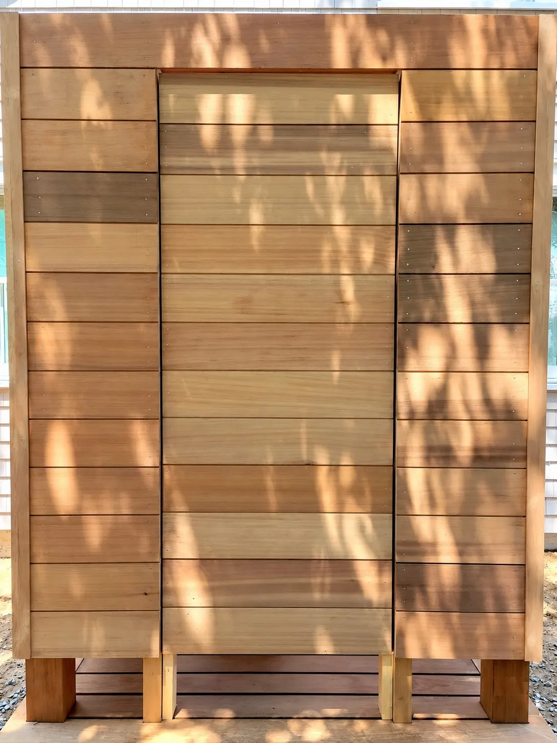Exterior finish carpentry on a Cape Cod house — 31