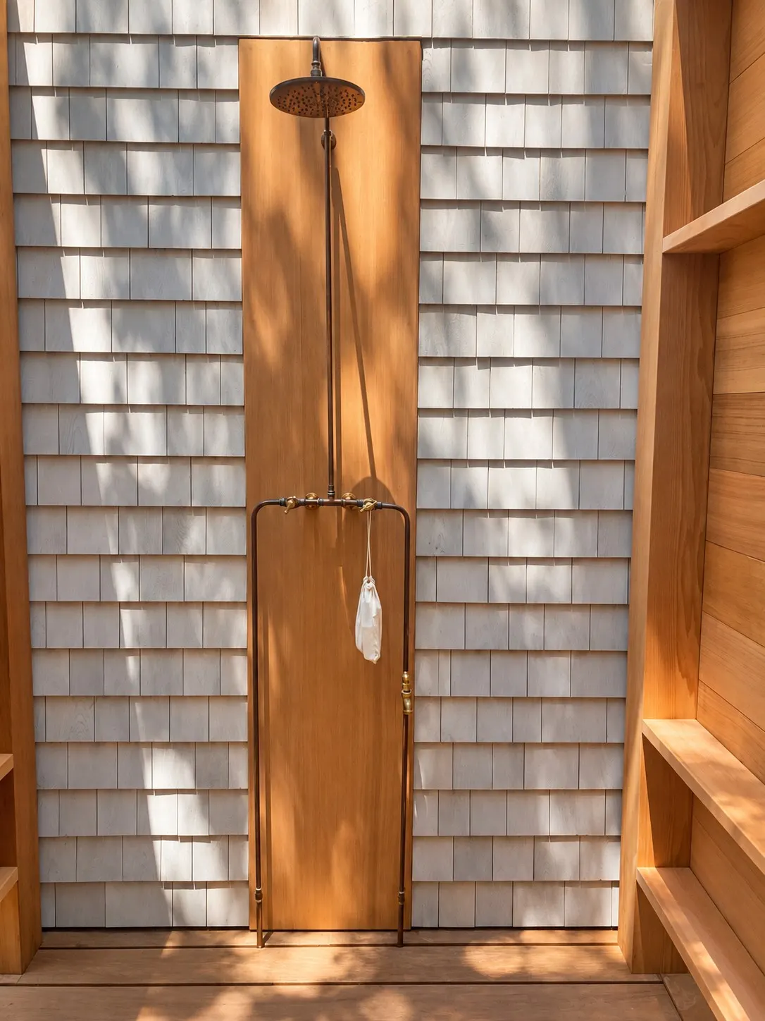 Exterior finish carpentry on a Cape Cod house — 33