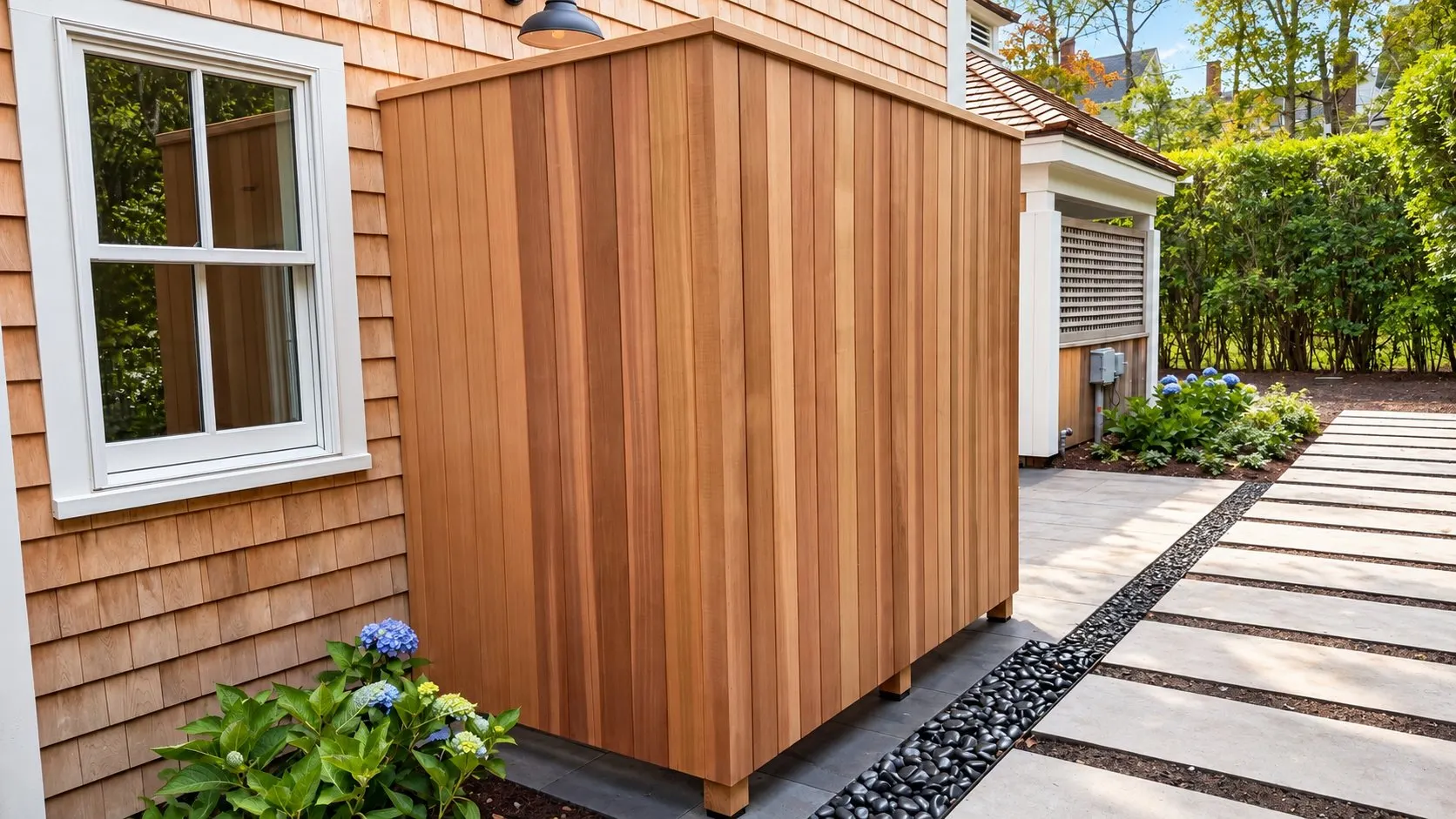 Exterior finish carpentry on a Cape Cod house — 36