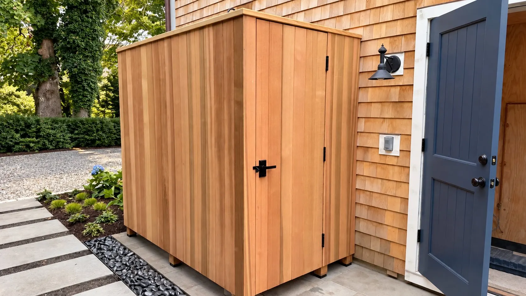 Exterior finish carpentry on a Cape Cod house — 37