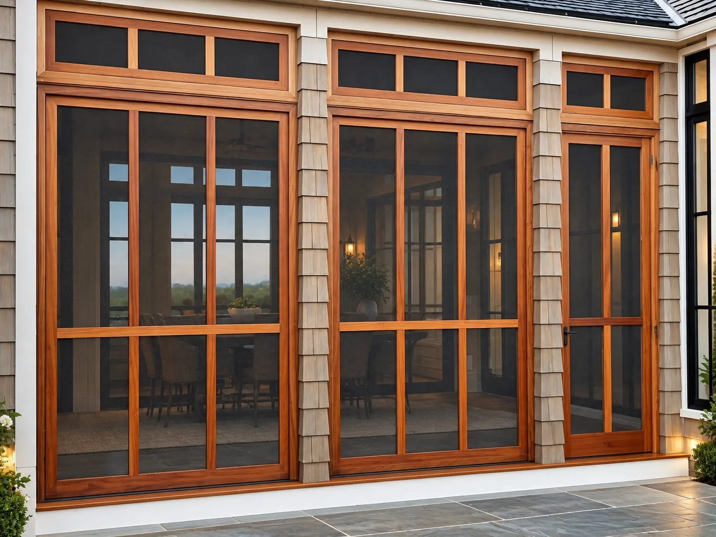 Window and door installation with finished trim — 3