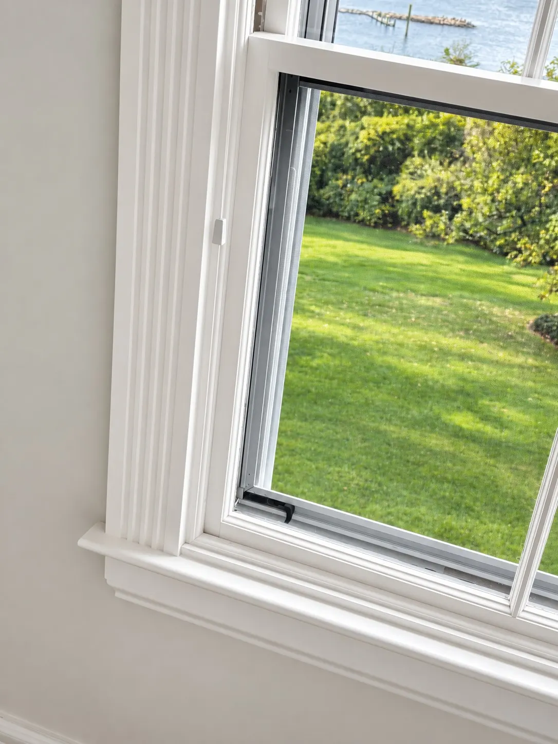 Window and door installation with finished trim — 6